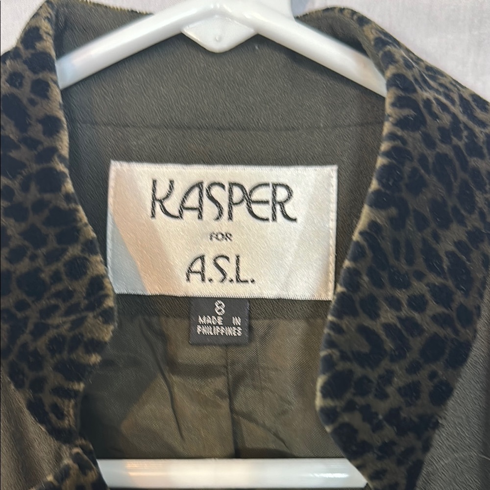 Kasper Black Double-Breasted Jacket - image 2
